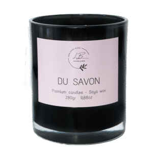 vela aromática du savon de bougies le bois