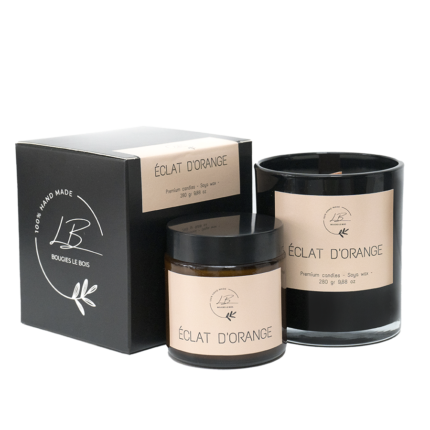 Vela Aromática Eclat D´orange. Un aroma a citrico que enamora